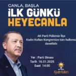 AK PARTİ PÜLÜMÜR KADIN KOLLARI