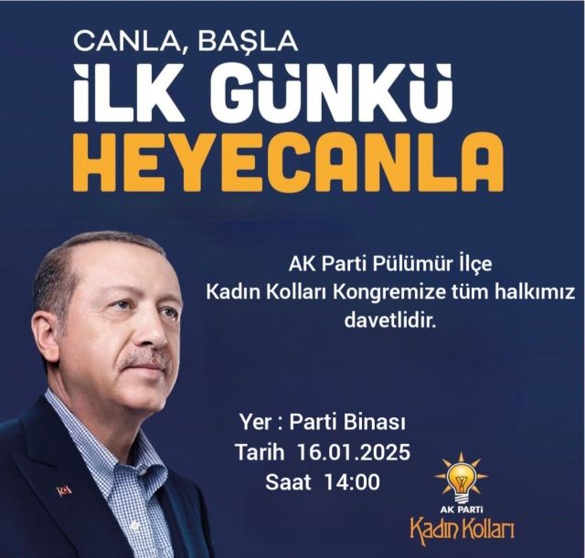 AK PARTİ PÜLÜMÜR KADIN KOLLARI