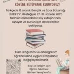 HATAY REYHANLI KÜTÜPHANE OLUŞTURMA KOCAELİ EĞİTİM FAKÜLTESİ