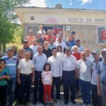 SAĞLAMTAŞ KÖYÜ YARDIMLAŞMA DERNEĞİ-KÖYLÜLER-KAYMAKAM MEHMET ANIL ÇOLKA-MEFTUN KILIÇ-İMAM ALİ YILDIZ-KÖYLÜLER