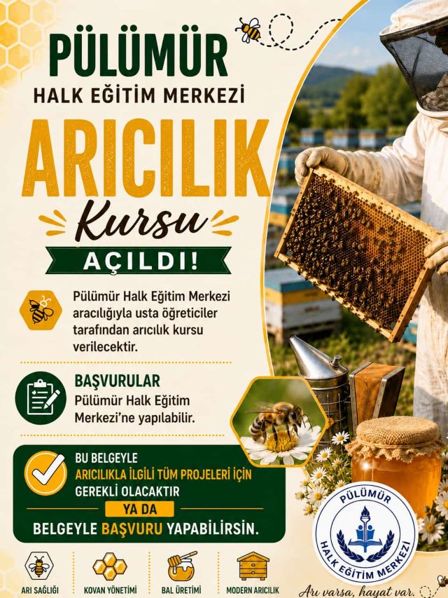 PÜLÜMÜR ARICILIK KURSU