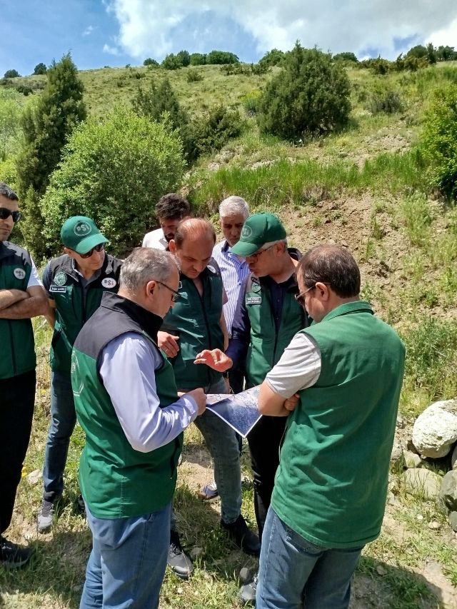 SALKIMÖZÜ VE DOĞANPINAR TARIMSAL SULAMA-DSİ MÜDÜR ENGİN ŞAHİN-DSİ BÖLGE MÜDÜRÜ ÖMER AÇIKGÖZ-YILMAZ KILIÇOĞLU-