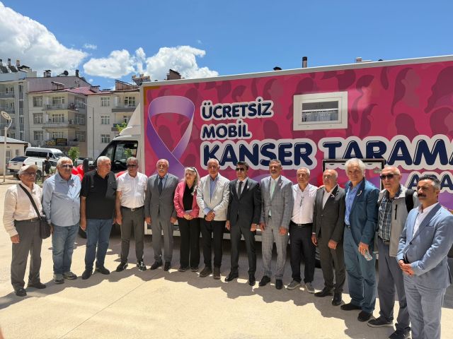 TUNCELİ EĞİTİM VAKFI-KANSER TARAMA ARACI-VALİ ŞEFİK AYGÖL-ŞÜKRÜ ASLAN