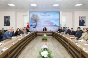TUNCELİ VALİLİĞİ-ASAYİŞ TOPLANTISI-VALİ VEKİLİ HAKAN ÖZNAY-KAYMAKAM MEHMET AKİF TEMUR